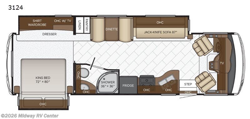Used 2020 Newmar Bay Star 3124 available in Grand Rapids, Michigan