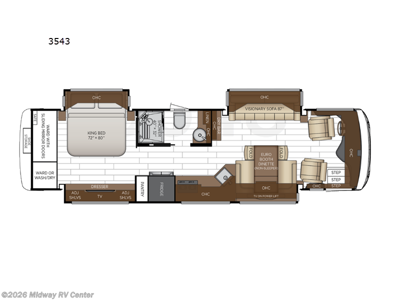 New 2027 Newmar New Aire 3543 available in Grand Rapids, Michigan