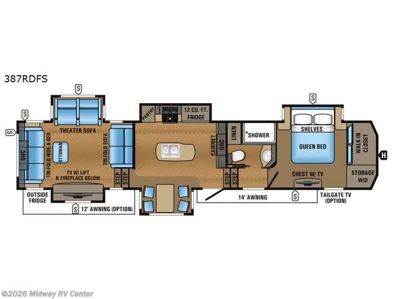 Used 2017 Jayco North Point 387RDFS available in Grand Rapids, Michigan