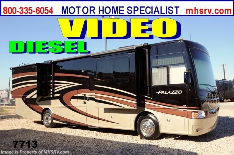 New 2014 Thor Motor Coach Palazzo 35.1 King, Stack W/D, Res. Fridge & 46" TV available in Alvarado, Texas