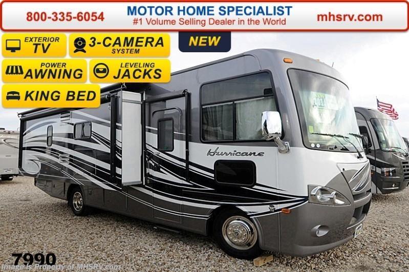 New 2014 Thor Motor Coach Hurricane 27K W/Full Wall Slide, King Bed & L-Shaped Sofa available in Alvarado, Texas