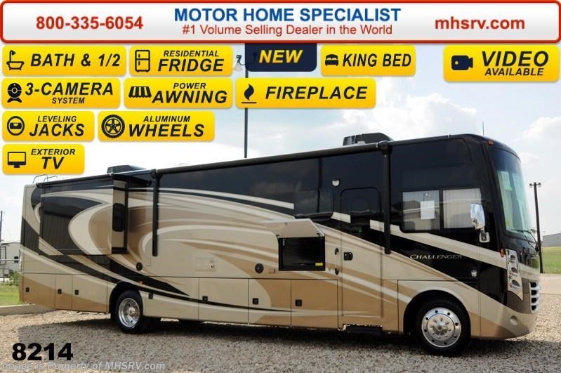 New 2015 Thor Motor Coach Challenger 37LX Bath & 1/2 W/40" TV, King Bed & Res Fridge available in Alvarado, Texas
