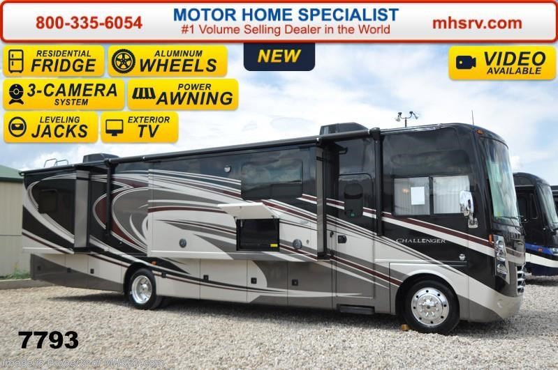 New 2015 Thor Motor Coach Challenger 37GT W/40" TV, 3 Slide & Res Fridge available in Alvarado, Texas