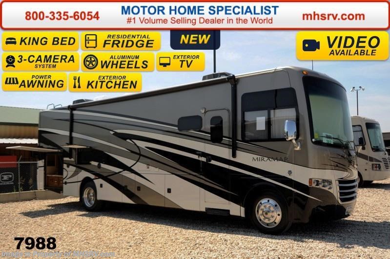 New 2015 Thor Motor Coach Miramar 34.2 W/Ext Kitchen, King, 3 TVs, 22K Chassis available in Alvarado, Texas