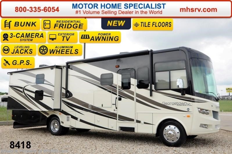 New 2015 Forest River Georgetown XL 350 Black Diamond, 2 A/Cs, Res. Fridge, Bunk Beds available in Alvarado, Texas