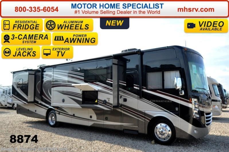 New 2015 Thor Motor Coach Challenger 37GT W/40" TV, 3 Slide & Res Fridge available in Alvarado, Texas