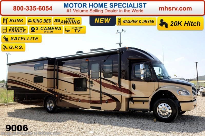 New 2015 Dynamax Corp DX3 37BH Super C W/2 Slide, 9.0L Engine & Bunk Beds available in Alvarado, Texas