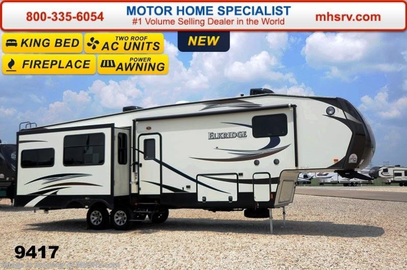 New 2015 Heartland  ElkRidge 34TSRE W/3 Slides, 2 A/C, Ext Grill & King Bed available in Alvarado, Texas