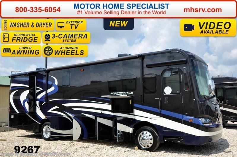 New 2015 Sportscoach Cross Country 360DL Fireplace, Res Fridge, W/D, Sat, 340HP available in Alvarado, Texas