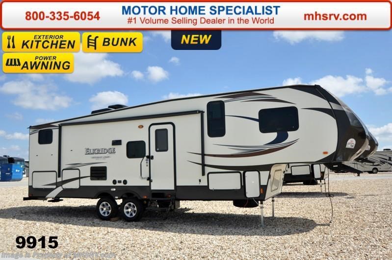 New 2015 Heartland  ElkRidge Xtreme Light E295 W/Double Bunks & Ext Storage available in Alvarado, Texas