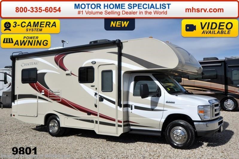 New 2015 Thor Motor Coach Chateau 24C W/ Slide, TV, Pwr. Awning, 3 Cam available in Alvarado, Texas