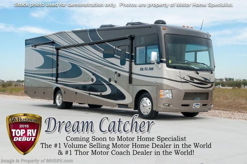 New 2015 Thor Motor Coach Outlaw Residence Edition 38RE 26K Chassis, Res. Fridge, Ext Patio & Kitchen available in Alvarado, Texas