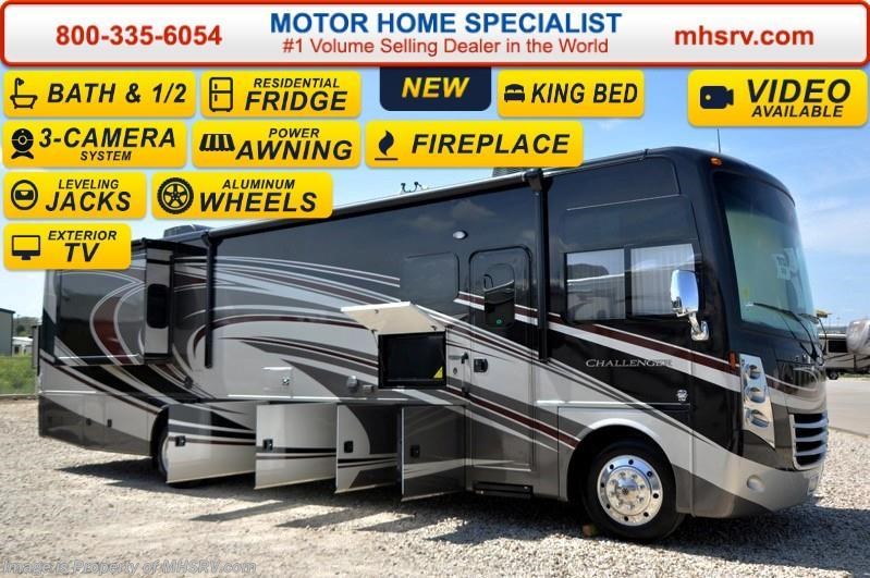New 2015 Thor Motor Coach Challenger 37LX Bath & 1/2 W/ 40" TV, King Bed, Res Fridge available in Alvarado, Texas