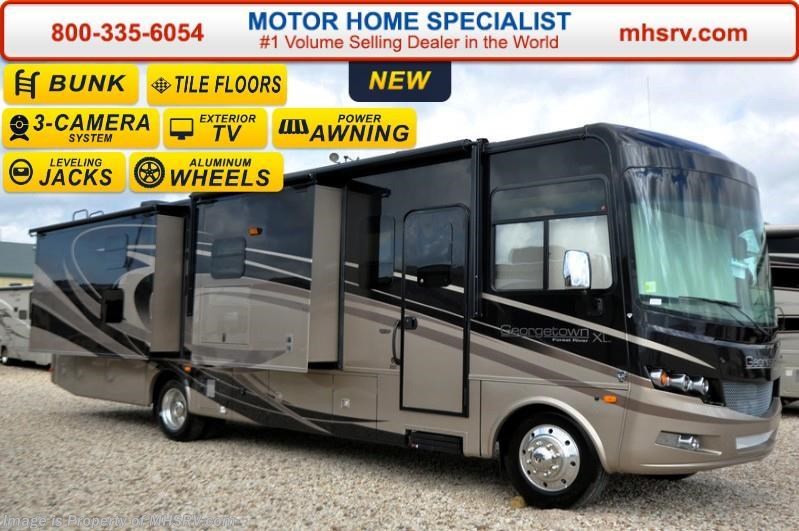 New 2016 Forest River Georgetown XL 352QS Bunk Model W/ 4 Slides, 2 A/Cs, Ext. TV available in Alvarado, Texas