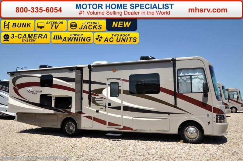 New 2016 Coachmen Pursuit 33BHP Bunks, Pwr Bunk, 2 Slides, 5 TVs & 3 Cam available in Alvarado, Texas