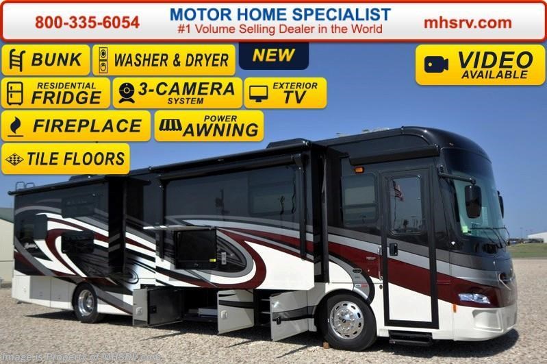 New 2016 Forest River Berkshire XL 40BH-380 W/ Bunks, 380 HP, Stack W/D, Tile available in Alvarado, Texas