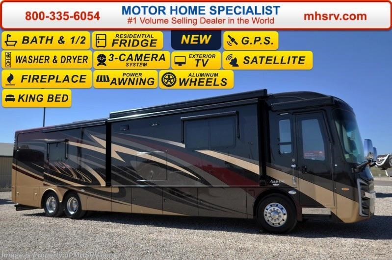 New 2016 Entegra Coach Aspire 44U Bath & 1/2, 450HP, Aqua Hot, Heated Floors available in Alvarado, Texas