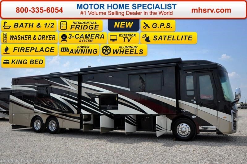 New 2016 Entegra Coach Aspire 44U Bath & 1/2, 450HP, Aqua Hot, GPS available in Alvarado, Texas