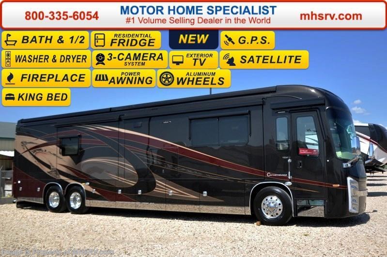 New 2016 Entegra Coach Cornerstone 45B Bath & 1/2 Luxury Coach, 600HP, K-3 Chassis available in Alvarado, Texas