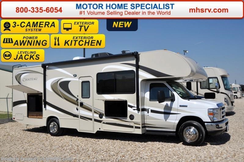 New 2016 Thor Motor Coach Chateau 29G Ext. Kitchen & TV, 2 Slide, 15K BTU A/C, Jacks available in Alvarado, Texas