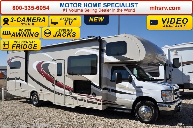 New 2016 Thor Motor Coach Chateau 31W W/Jacks, 3 Cams, Rapid Camp, 15K A/C available in Alvarado, Texas