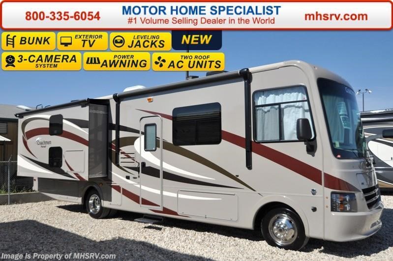 New 2016 Coachmen Pursuit 33BHP Bunks, Pwr Bunk, 2 Slides, 5 TVs, 3 Cam available in Alvarado, Texas