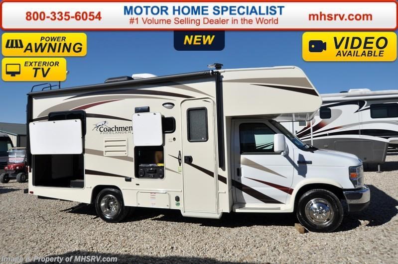New 2016 Coachmen Freelander  21QBF W/Ext. TV, Heated Tanks, TV/DVD, Rear Cam available in Alvarado, Texas