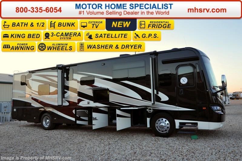 New 2016 Sportscoach Cross Country 404RB Bath & 1/2, Pwr Salon Bunks, W/D, King available in Alvarado, Texas