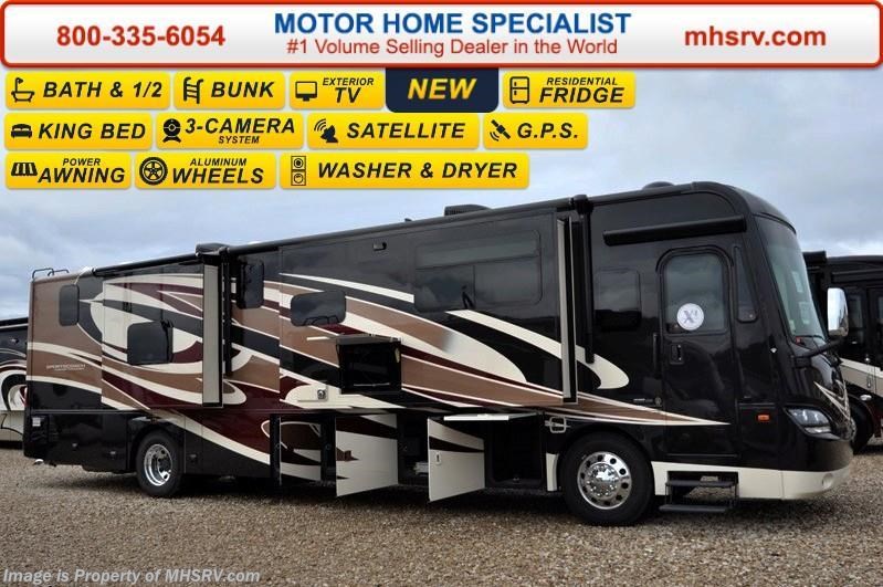 New 2016 Sportscoach Cross Country 404RB Bath & 1/2, Pwr Salon Bunks, W/D, King available in Alvarado, Texas