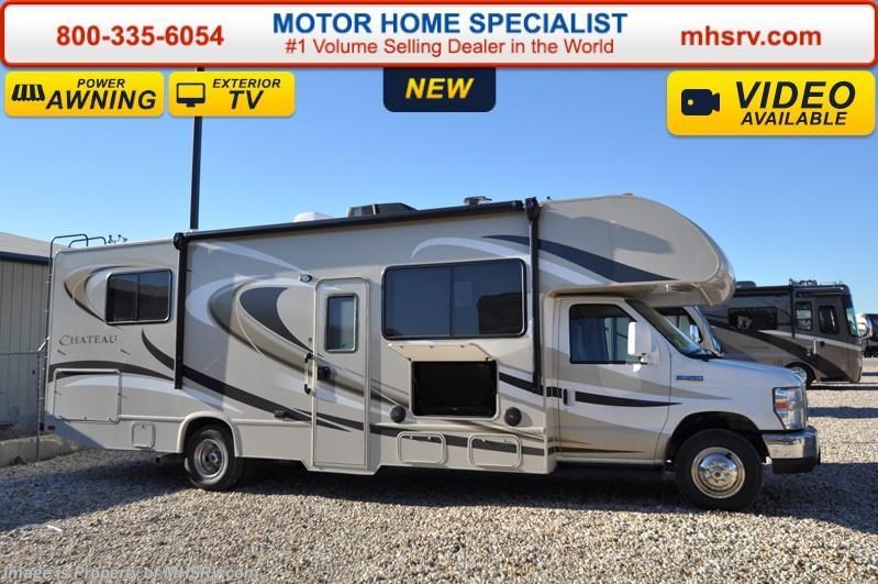 New 2016 Thor Motor Coach Chateau 28Z W/Slide, Exterior TV, 15K A/C available in Alvarado, Texas
