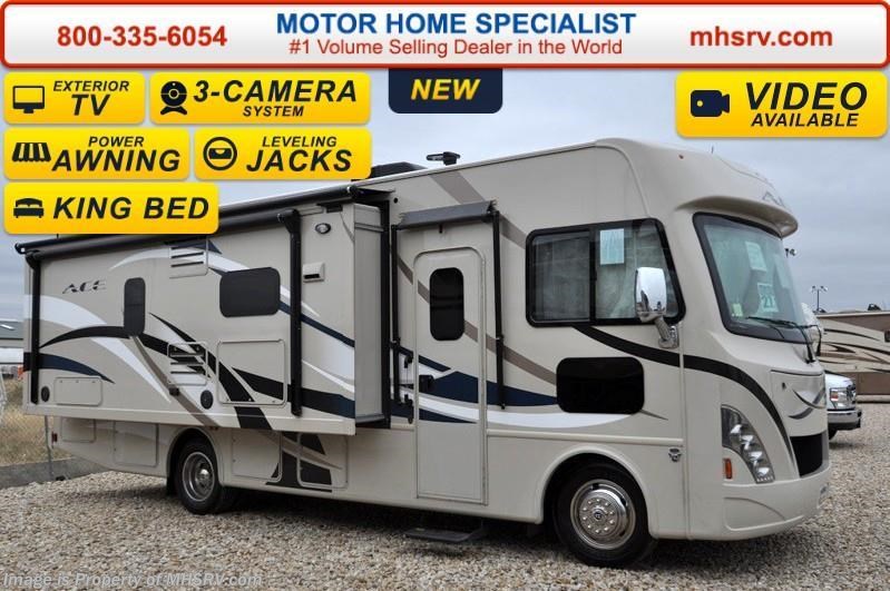 New 2016 Thor Motor Coach A.C.E. 27.1 ACE W/ Jacks, Slide, 15.0 A/C, Ext TV, King available in Alvarado, Texas