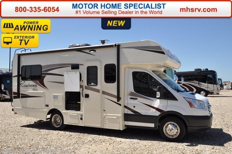 New 2017 Coachmen Freelander Micro Minnie 20CB Sprinter W/15.0 A/C, Ext. TV, Heated Tanks available in Alvarado, Texas