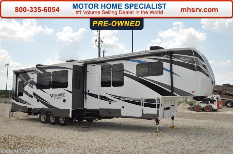 Used 2016 Forest River Vengeance 38L12 Bath & 1/2, Bunk Beds, Toy Hauler available in Alvarado, Texas