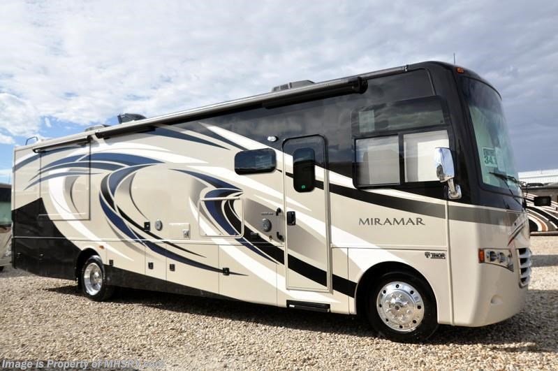 New 2017 Thor Motor Coach Miramar 34.1 Bath & 1/2 RV for Sale W/Theater Seats available in Alvarado, Texas