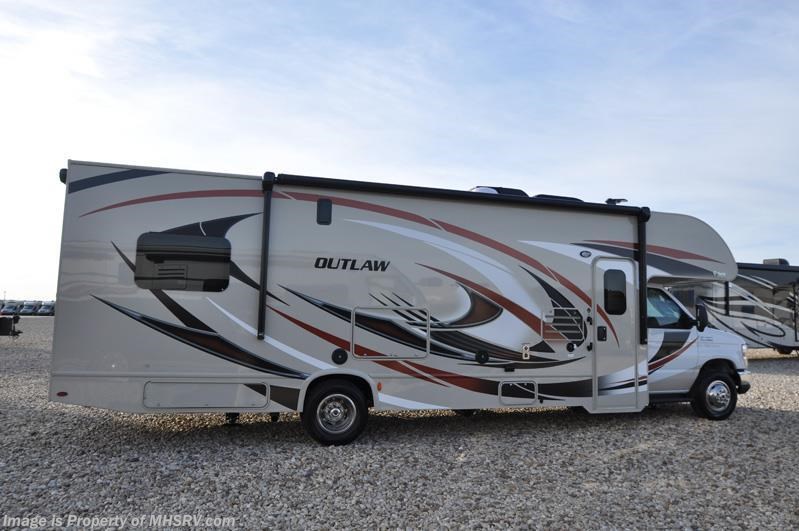 New 2017 Thor Motor Coach Outlaw 29H Toy Hauler Class C RV for Sale W/2 A/C available in Alvarado, Texas