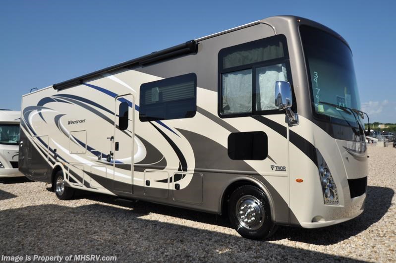 New 2018 Thor Motor Coach Windsport 34J Bunk Model RV for Sale @ MHSRV.com W/King Bed available in Alvarado, Texas