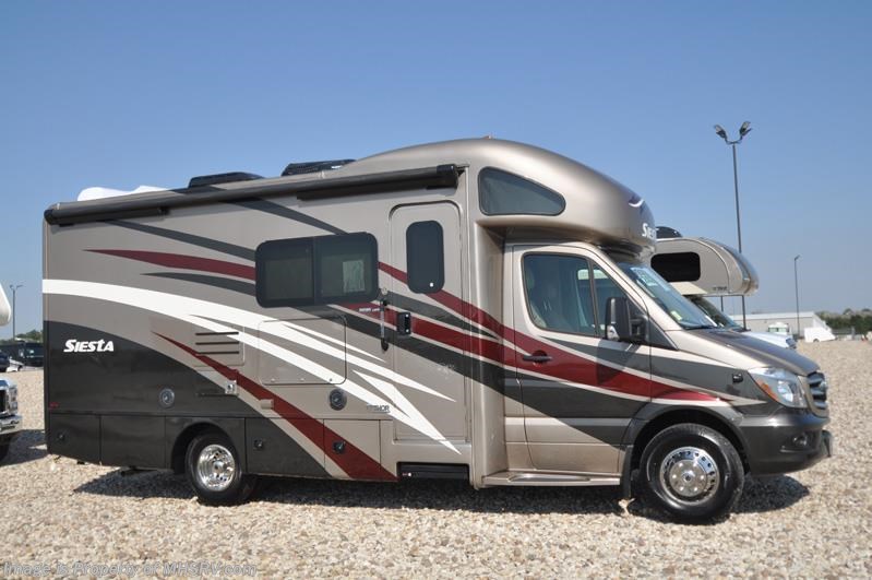 New 2018 Thor Motor Coach Four Winds Siesta Sprinter 24SS RV for Sale at MHSRV W/Summit Pkg & Dsl Gen available in Alvarado, Texas