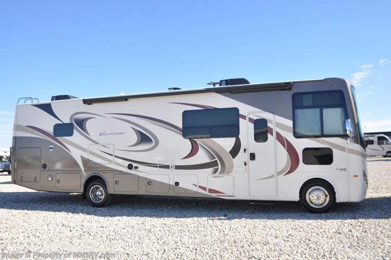 New 2018 Thor Motor Coach Hurricane 34P Coach for Sale at MHSRV W/King Bed & Dual Sink available in Alvarado, Texas