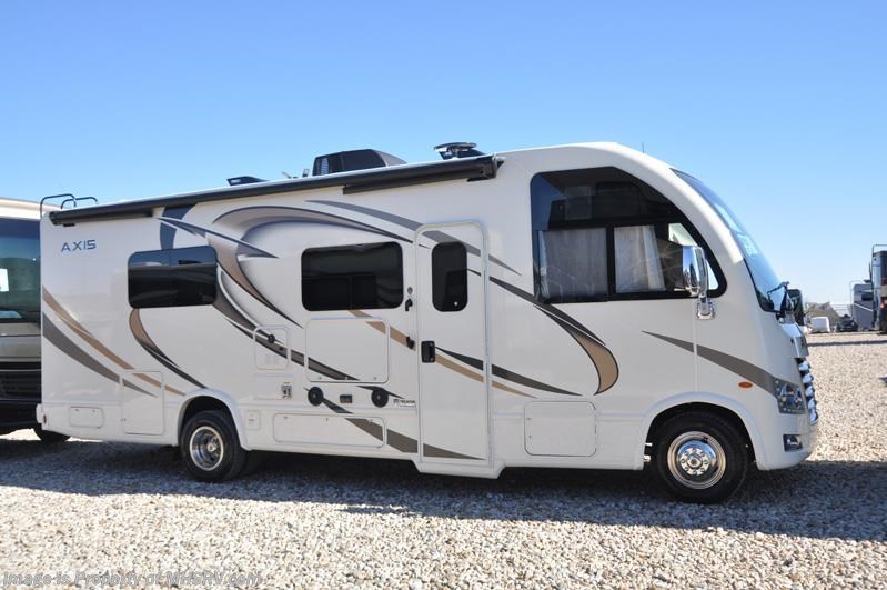 New 2018 Thor Motor Coach Axis 25.5 RUV for Sale @ MHSRV W/King, IFS, 15K A/C available in Alvarado, Texas