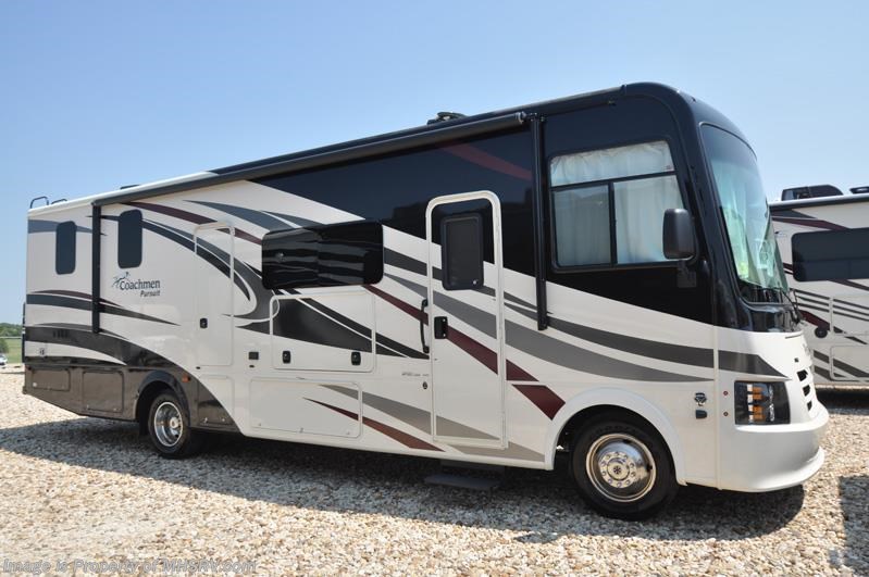 New 2018 Coachmen Pursuit 32WC W/2 A/C, Walk in Closet, 5.5KW Gen, King Bed available in Alvarado, Texas