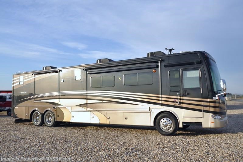 Used 2013 Thor Motor Coach Tuscany 45LT Bath & 1/2 W/ 3 Slides, King, W/D available in Alvarado, Texas