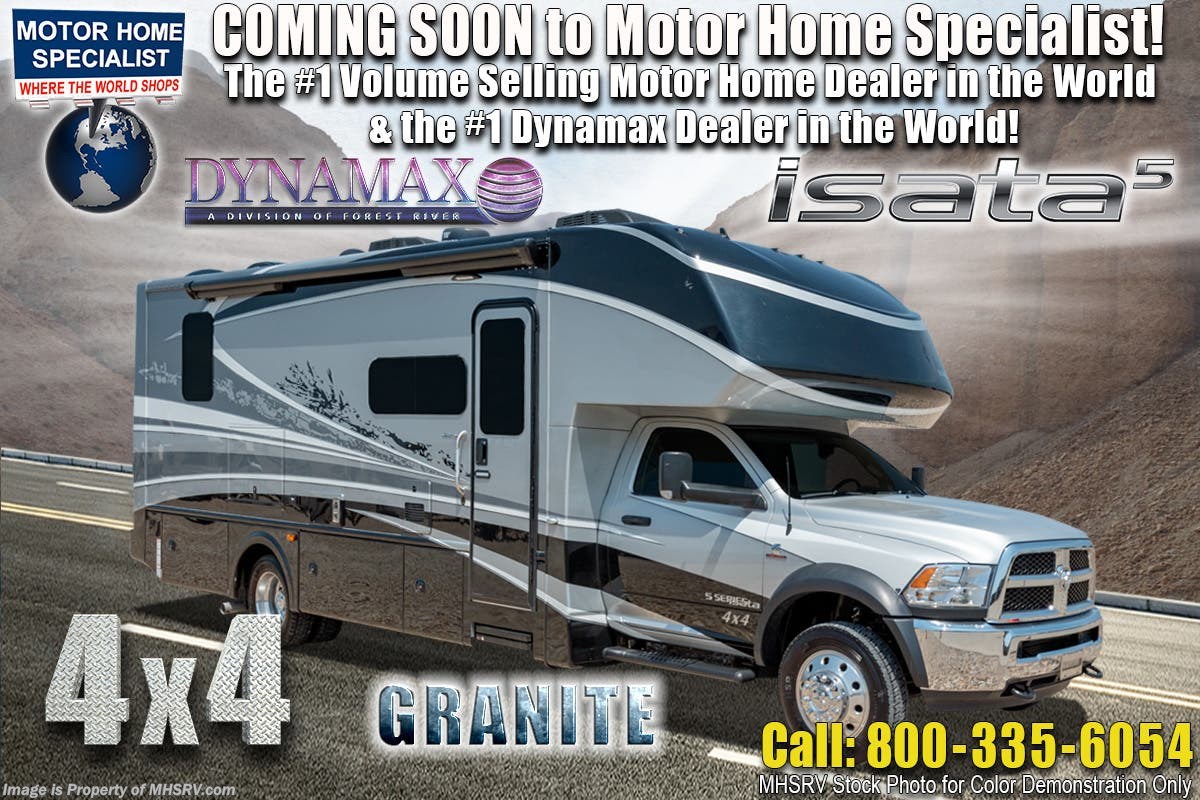 New 2019 Dynamax Corp Isata 5 Series 30FW 4x4 Super C W/8KW Gen, Solar, 2 A/C, Sat available in Alvarado, Texas