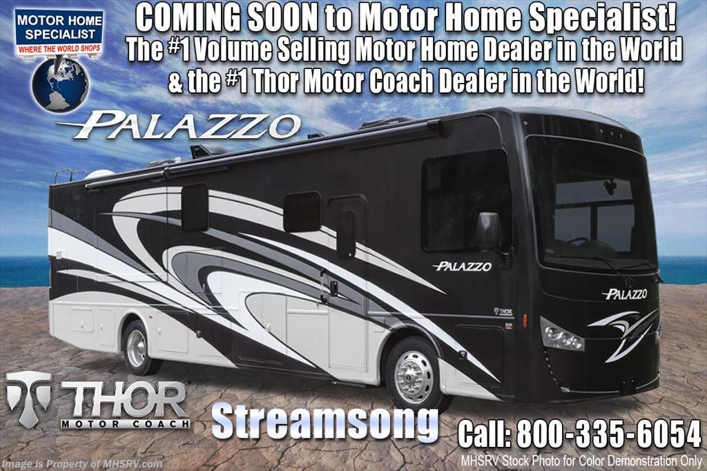 New 2018 Thor Motor Coach Palazzo 36.3 Bath & 1/2 Diesel Pusher for Sale W/ King, W/ available in Alvarado, Texas