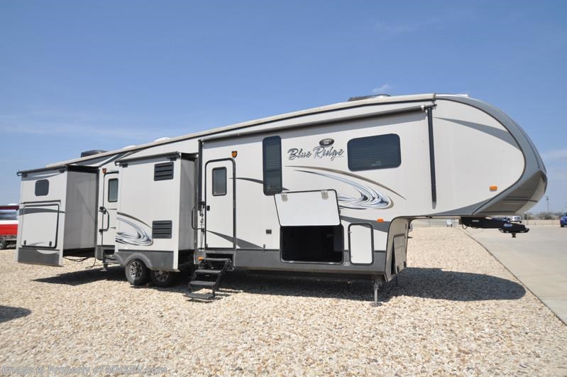 Used 2014 Forest River Blue Ridge 3715BH Bath & 1/2 Bunk Model W/ 5 Slides available in Alvarado, Texas