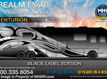 New 2025 Foretravel Realm Presidential Luxury Villa Bunk (LVB) Black Label Edition W/ Spa available in Alvarado, Texas
