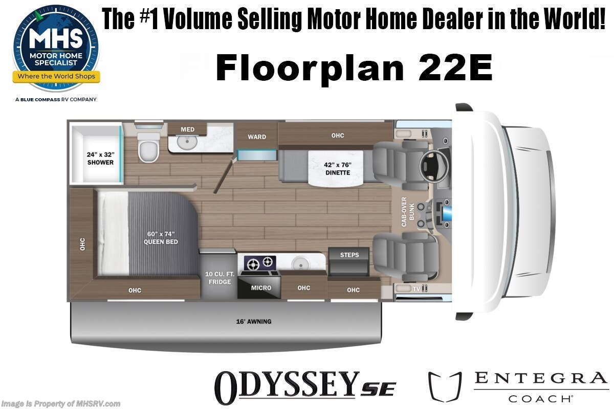 New 2026 Entegra Coach Odyssey SE 22E available in Alvarado, Texas