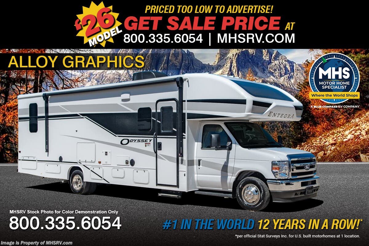 New 2026 Entegra Coach Odyssey 29V available in Alvarado, Texas