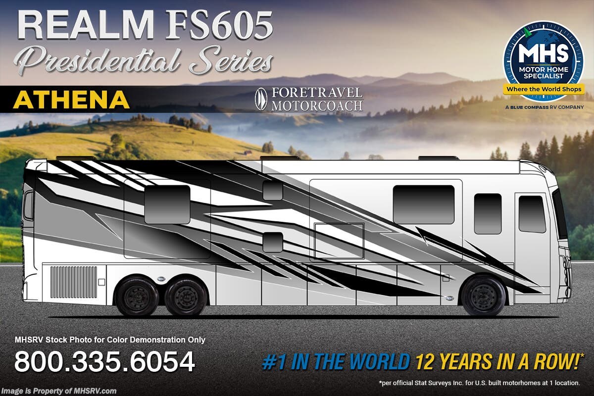 New 2027 Foretravel Realm Presidential Luxury Villa Bunk (LVB) W/ Spa available in Alvarado, Texas