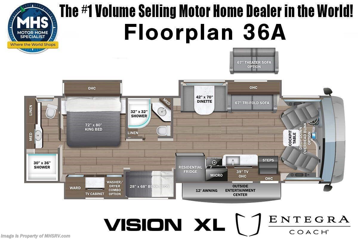 New 2027 Entegra Coach Vision XL 36A available in Alvarado, Texas