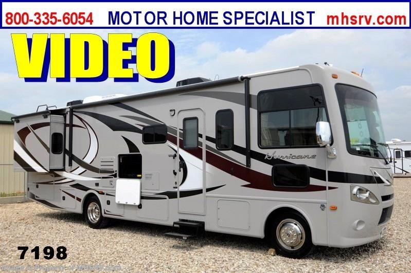 New 2014 Thor Motor Coach Hurricane 32A Ext. TV, 5.5 Gen, Jacks, Pwr. Bunk, 2 Roof A/C available in Alvarado, Texas